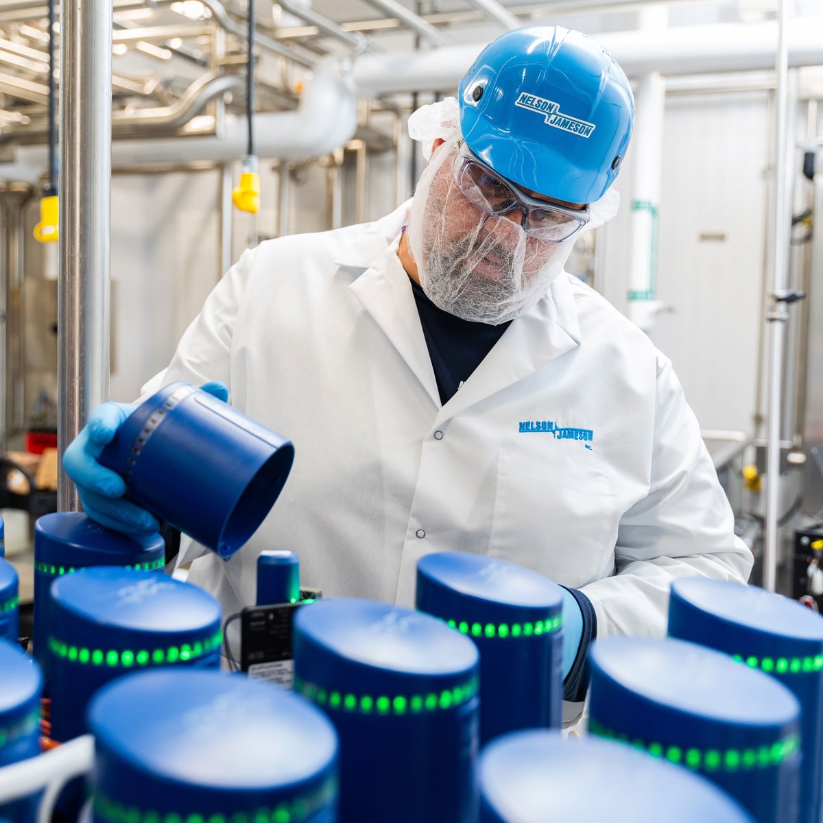 Shane-Krieger-working-on-an-Alfa-Laval-ThinkTop-Valve-front-angle