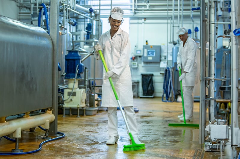 Color-Coded-Lime-Cleaning-Tools-in-factory