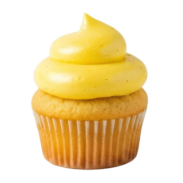 yellow-cupcake-and-frosting